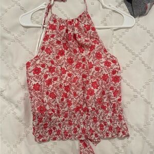 Floral Halter Neck Top